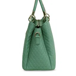 Exotic Textured PU Structured Handheld Bag With Quilted image 4