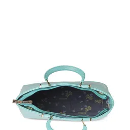 Mochi Green Textured Structured Handheld Bag image 4