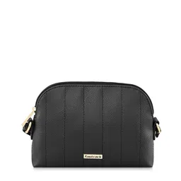 Fastrack Textured Structured Sling Bag With Quilted image 3