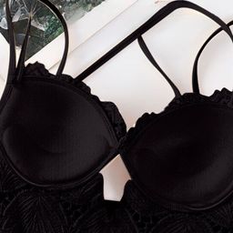 Krelin Non-Wired Half Coverage Lightly Padded Bralette Bra With All Day Comfort image 2