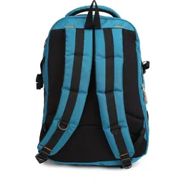 Provogue Unisex Blue & Black Colourblocked Backpack With Reflective Strip image 5