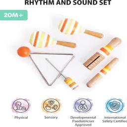 Premium Grasping Baby Rattle for Toddlers/Infants | Wooden Rattle-25