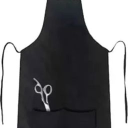 Professional Hairdressing Unisex Waterproof Halter Neck Bib 1 Apron - 2 Pocket Makeup Apron-14