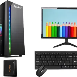 RAINBOW Gaming pc Core i5 (16 GB DDR4/1 TB/1024 GB SSD/Windows 11 Home/4 GB 4 GB/18.5 Inch Screen/Gaming pc) with MS Office-19