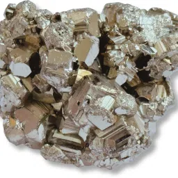 Pyrite Stone Original Cluster Stone - 30 to 45 gm - Certified Natural Pyrite Regular Asymmetrical Crystal Stone-17