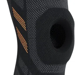 Knee Cap Air Open Patella, Black & Orange, XL, 1 Unit Knee Support-image-70