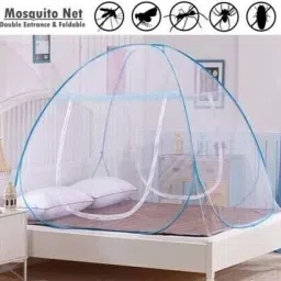 greatenterprise Polyester Adults Washable Double bed Mosquito Net Mosquito Net image 2