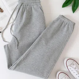 dockstreet Women Solid Grey Track Pants-picture-27