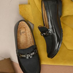 STEFENS Boys Leather Casual Loafers-image-98