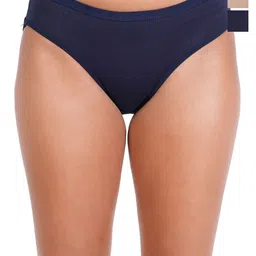 Liigne Pack Of 3 Cotton Mid-Rise Basic Briefs VCPC1931-XS-image-62