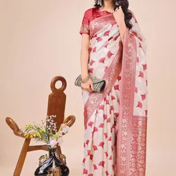 Mitera Woven Design Zari Designer Saree-image-93