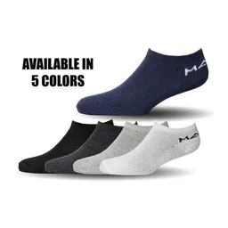 MARLIT Men Pack Of 3 Cotton Ankle-Length Socks-image-15