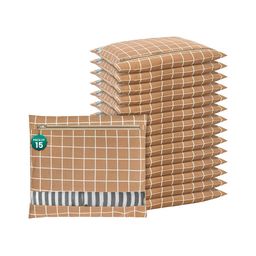 Aura Brown Set of 6 Regular Drawer Organiser Organisers-42
