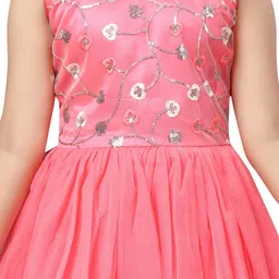 BAESD Net Fit & Flare Maxi Dress image 2