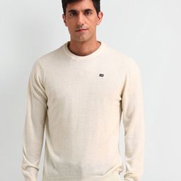 Arrow Sport Men Round Neck Longline Pullover Sweater-image-60