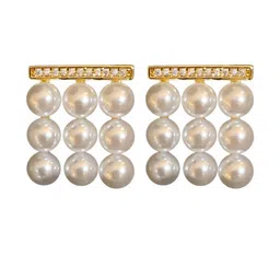 DIVASTRI Gold Alloy Earrings image 5