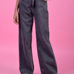 Crimsoune Club Girls Wide Leg Mid-Rise Stretchable Jeans-image-19