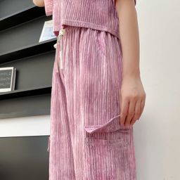 Lugo Dyed Round Neck Top And Trouser image 4