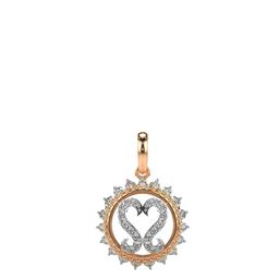 VALANOVA Women 18K Rose Gold Pendant Diamond 2.0 gm-image-38