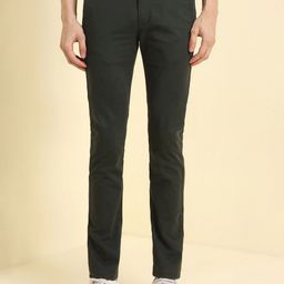 Allen Solly Men Slim Fit Mid-Rise Flat-Front Regular Trousers-image-54