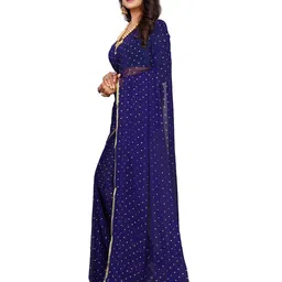 REDFISH Printed Bollywood Chiffon Saree-picture-12