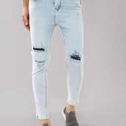 FOUL CHILD Men Skinny Fit Highly Distressed Heavy Fade Stretchable Jeans-image-87