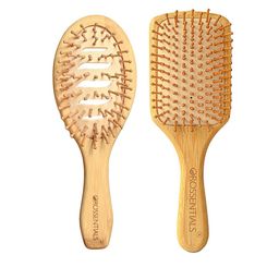 OROSSENTIALS Set Of 2 Wooden Hair Brush-9
