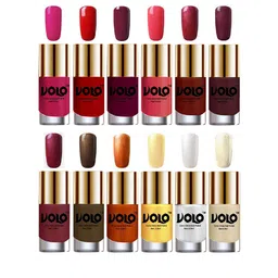 VOLO Set Of 12 Luxury Super Shine Nail Polish - 9.9 ml Each-Combo-No-157-41