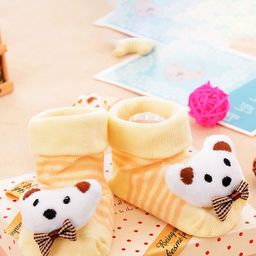 SHOP FRENZY Kids Pack of 4 Cotton Booties-36