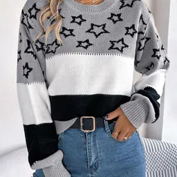 StyleCast x Revolte Women Colourblocked Pullover-picture-42