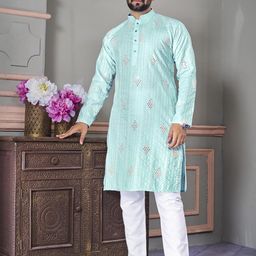 ATOXIC Men Cotton Solid Straight Kurta-picture-48