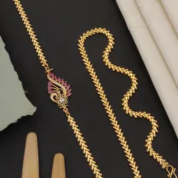 Princy Enterprise Gold-Plated Brass Necklace-picture-6