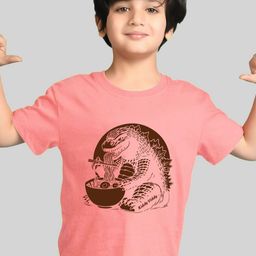 Kiddy Viddy Boys Printed Pockets T-shirt-image-95