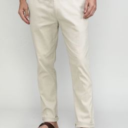 DRAGON HILL Men Tapered Fit Chino Trousers-image-59