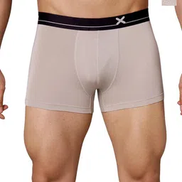 FRENCHIE Pack Of 2 Mid-Rise Moisture Wicking Trunks FR-MI-TR-LOWS-1X5-STGRY-S-PO2-image-72