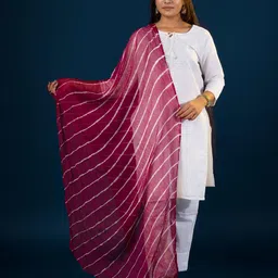 KCPC BANDHANI Dyed Bandhani Dupatta-picture-36
