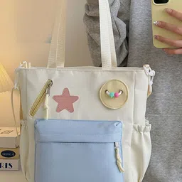 StyleCast x Revolte Colourblocked Bucket Tote Bag-18