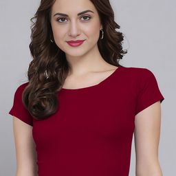 Dream Beauty Fashion Round Neck Fitted Crop Top-picture-23