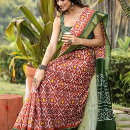 KALINI Zari Ikat Saree-picture-43