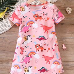 Billion Girls Printed A-Line Dress-image-39