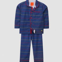 Cherry Crumble Unisex Kids Checked Night suit-image-72