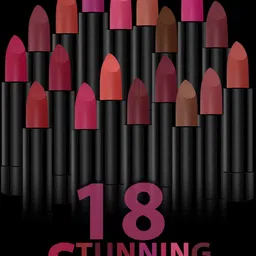 PERPAA Set of 2 Creamy Matte Bullet Lipstick 3.5g Each - Cherry Red 52 & Cocoa Brown 67 image 3
