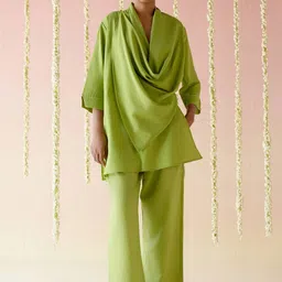 NERO Draped Top With Trouser Co-Ords-picture-22