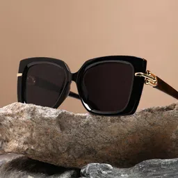 French Accent Men Rectangle Sunglasses with Polarised Lens-16