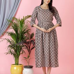 Moda Rapido Women Ethnic Motifs Printed Anarkali Kurta-image-98