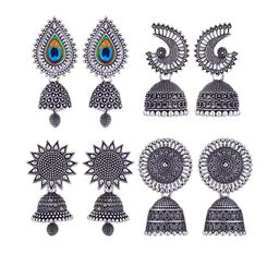 Sangria Alloy Silver-Plated Earrings-image-33