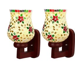 SOMIL Multi Glass Cylinder Printed Wall Lamps-image-90