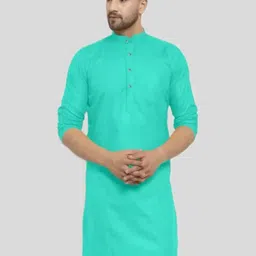 ANUJ FASHION Men Blended A-Line Kurtas-picture-2