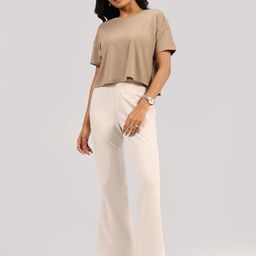 Blissclub Women Softest Tee Boxy Crop-image-15