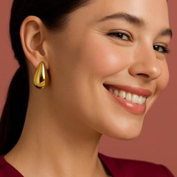 ISHTAARA Contemporary Hoop Earrings-image-12